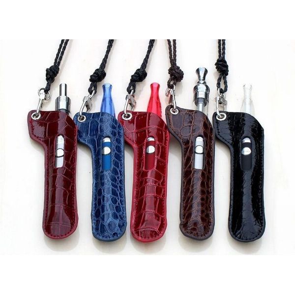 Electronic Cigarette Case Cell Phone Holder Neck Strap (Red)