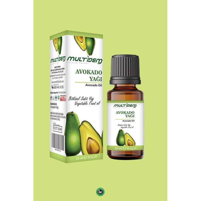 Avokado Sabit Bitkisel Yağı 20 ml