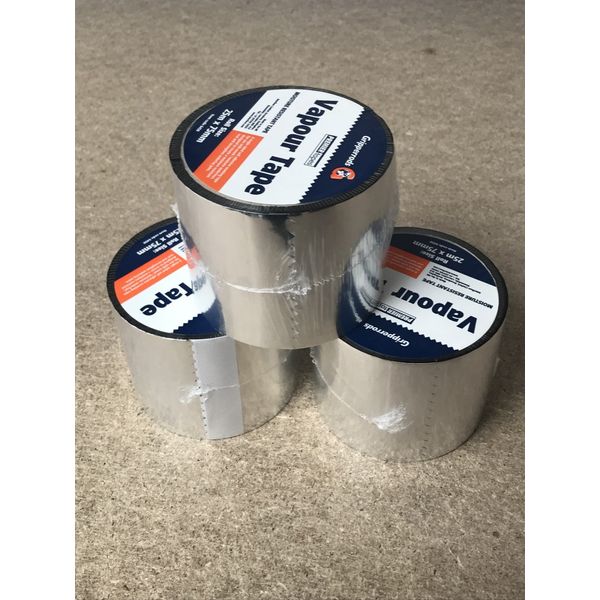 Gripperrods Underlay Jointing Vapour Tape x 3 Rolls