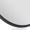 18" Circle Wall Mirror Round Makeup Vanity Mirror with Metal Frame for Bathroom
