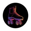 Rollschuhe Outlines Roller Skating Derby Skater PopSockets mit austauschbarem PopGrip
