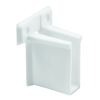 Prime-Line MP7016 Wire Shelf End Bracket (6 Pack) White