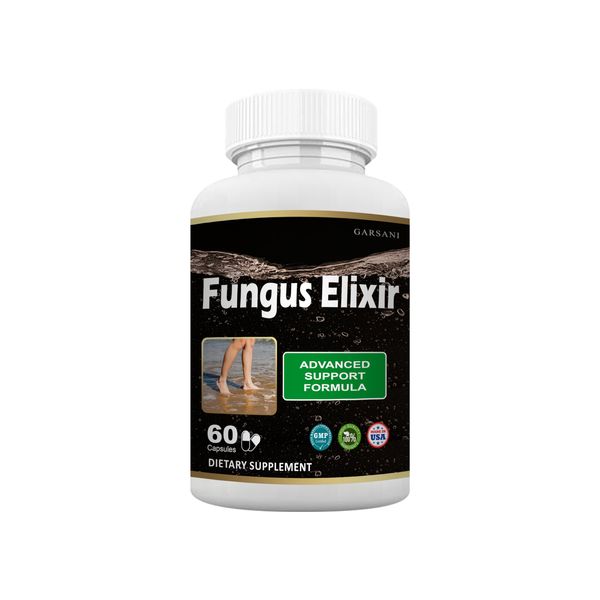 Garsani Fungus Elixir - Fungus Elixir Wellness Support Capsules (Single, 60 Capsules)
