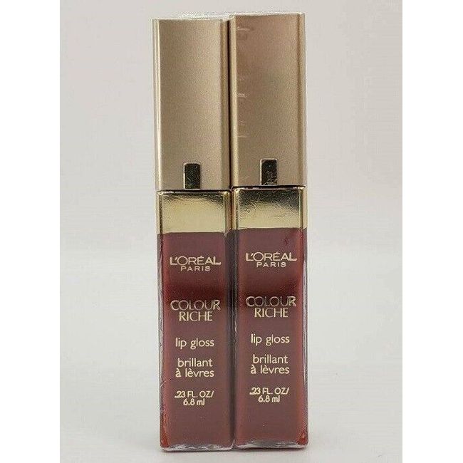 2 Pack- Loreal Paris Colour Riche Lip Gloss. 300 Rich Red