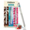 Lifelines Pen Diffuser Set, Candy Store 3-Pack - 1mm Black Ballpoint Pens with Scented Essential Oil Blends – Aromatherapy Diffuser & Sensory Immersion Diffuse Aroma As You Write