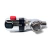 BOVZOR Thermostatic Shower Mixing Valve Replacement, Solid Brass Temperature Control Valve with NPT Thread & Fahrenheit Scale (Silver)