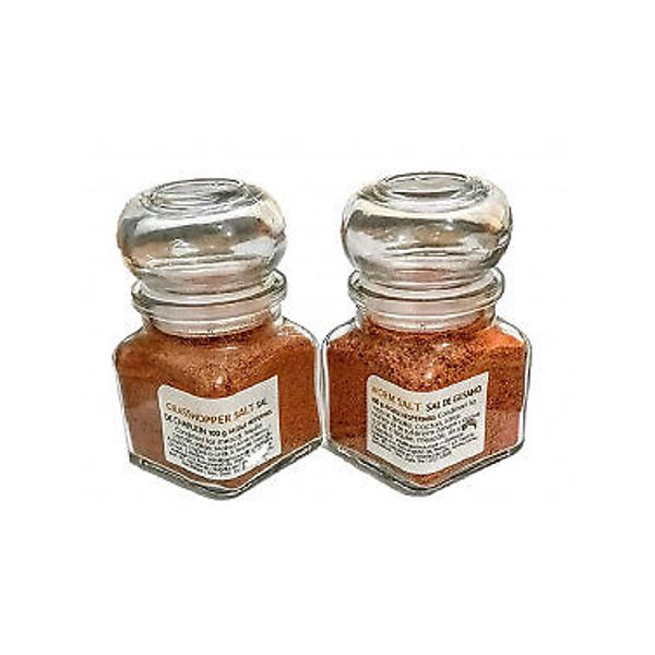 Grasshopper Salt & Salt with agave worm: 2x100g