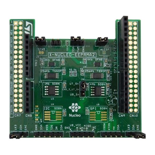 I2C/SPI EEPROM MEMORY EXPANSION BOARD, Embedded Daughter Boards & Modules (X-NUCLEO-EEPRMA2) Pack of 1