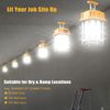 Linkable LED Temporary Work Light 100W Construction Jobsite Light 12,000LM 5000K