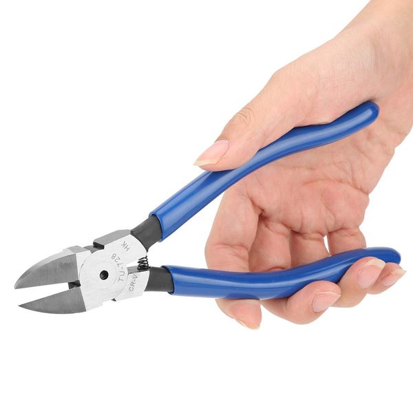 Strong Nippers, Cable Nippers, 8 Inch Size, Chrome Vanadium Steel, Nippers Wire Cutter, Durable, Diagonal Pliers, TU-728 Wire Rope Cutter