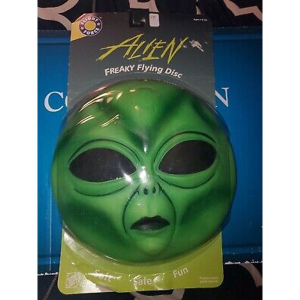 Vintage 1998 ALIEN👽 Freaky Flying Disc Soft Touch NOS! 👽👽👽🌌🌌 ! Awesome !