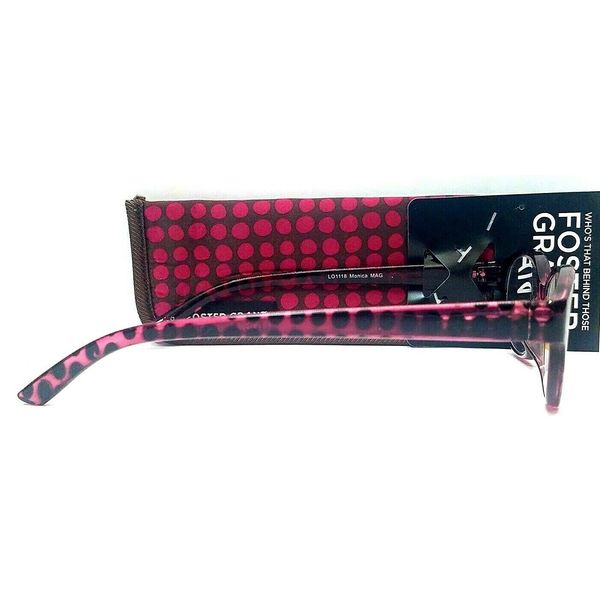 Foster Grant Monica Reading Glasses, Magenta, 1.25
