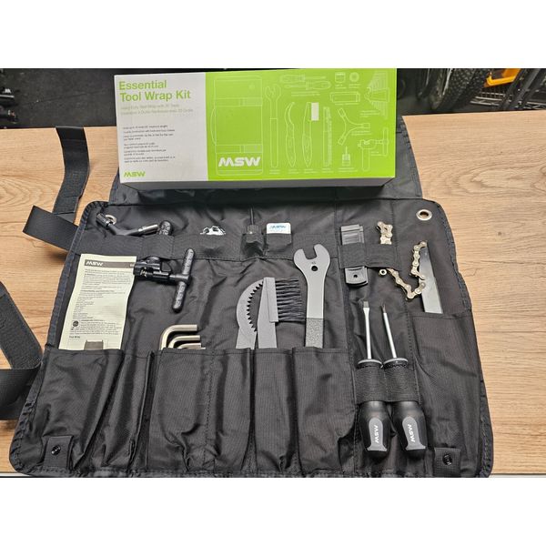 Essential Tool Wrap Kit | 20+ Bike Tools | Portable Repair & Maintenance Kit