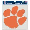 Clemson Tigers Full Color Die Cut Decal - 8" X 8"