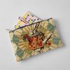 CafePress White Rabbit Vintage Zipper Makeup Pouch, 8.5"x6"