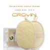 CROVIN Exfoliating Loofah Sponge Pads 4x6 Natural Luffa Material Sponge for Women, Health for Bath Shower and Spa ( Pack of 4)