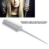 Professional Hair Highlight Dye Tool Hairdressing Salon Coloring Brush Double Sided Dyed VolumizerComb Thin Wide Tooth Highlighting Hair Comb