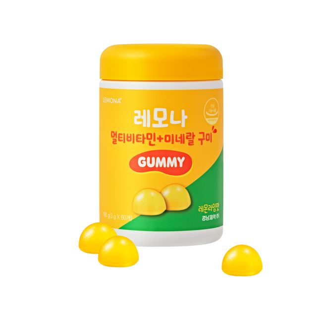 Kyungnam Pharmaceutical [Direct Management] Lemona Gummy Multi-Vitamin Mineral, 60 tablets, 180g, 1 pack