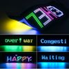 APP Truck Windshield Cars Devil Eyes Light Remote Smart Eye Lamp Soft Screen USB
