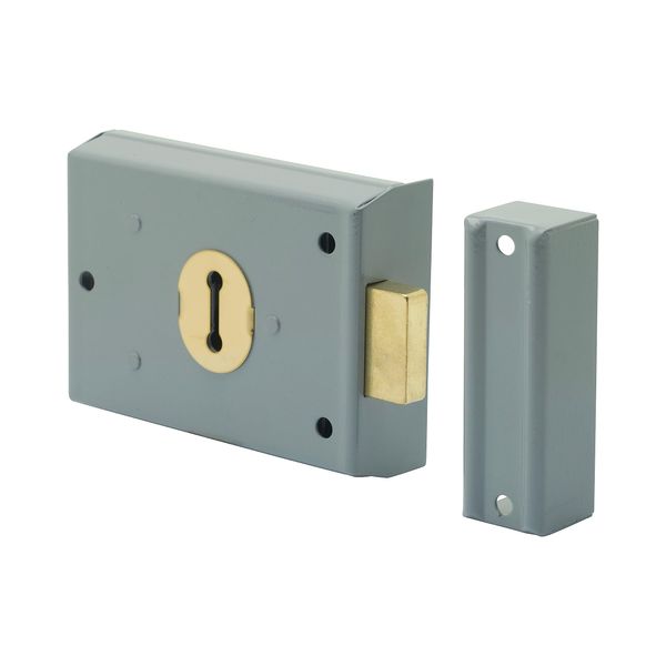 Sterling SRL001 101 x 75 mm Rim Deadlock - Grey