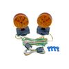 12V 48 LEDs Magnetic Towing Trailer Light Kit Amber/Red Multi-Function DOT 008A