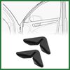 Motoforti 2pcs Black Universal Auto Car Side Door Edge Corner Guard Protector Long-lasting