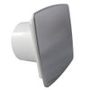 AirTech-UK Bathroom Extractor Fan 100 mm / 4" Silver Neo Front Panel with Pull Cord