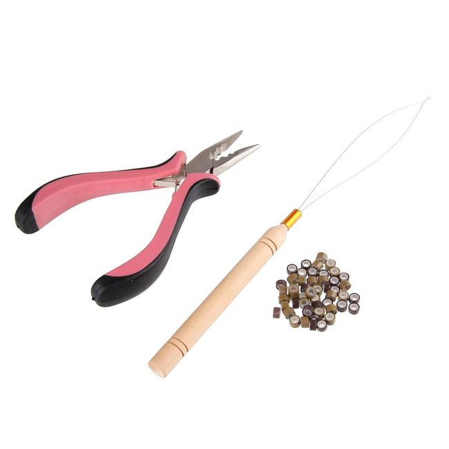Hair Extension Loop Needle Threader Pulling Hook for Hair or Feather  Extensions Supplies DIY Hook Tool Loop Tools 
