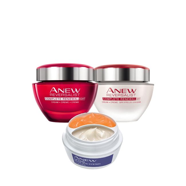 Avon Anew Reversalist Gece Gündüz Yüz Kremi ve Lift İkili Göz Çevresi Bakım Paketi