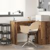vidaXL Schreibtisch Altes Holz Spanplatten Klein Stauraum