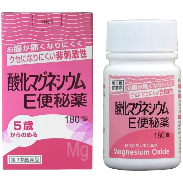 【第3類医薬品】酸化マグネシウムE便秘薬 180錠 ×6
