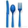 Novelties Direct Royal Blue Cutlery Assorted