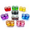 Bescon Professional Precision Dice Round Corner 9/16" (14.3mm) with Random Serial Number, Precision Cut Dice 14.3MM Solid White, 2pcs Set