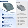 4 Height-Adjustable Leg Elevation Pillows for after Surgery with Ergonomic Curve