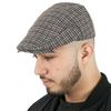 TOSKATOK Tweed Flat Caps-Sand-LXL