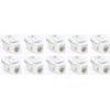 RiteAV RJ11 (Cat3) Keystone Jack White Punchdown (10 Pack)