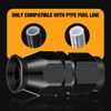 SYKRSS 10AN PTFE Straight Hose End Fitting Aluminum