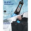 Cordless Water Flosser for Teeth Professional Water Teeth Cleaner Picks Dental Oral Irrigator with 3 Modes & 4 Jet Tips for Braces Gums, IPX7 Waterproof, 300ml Detachable Tank for Mother Day Gift