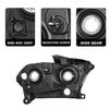 SOCKIR Left Driver Side Halogen Headlight Assembly Compatible with 2011 2012 2013 Dodge Durango w/o HID Black Housing