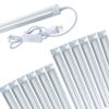 4FT 12 Pack LED Shop Light T8 Linkable Ceiling Fixture 24W Daylight 6000K Clear