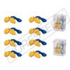 10 Pcs Soft Silicone Ear Plug Reusable Hearing Protection Earplug With Corded