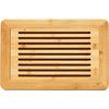 Large Premium Natural Bamboo Bread Cutting Board with Crumb Tray Bread Servi