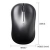 Sanwa Supply MA-BB312BK Bluetooth Blue LED Mouse Black