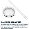YETI Rambler Straw Tumbler 25oz Wetlands Brown