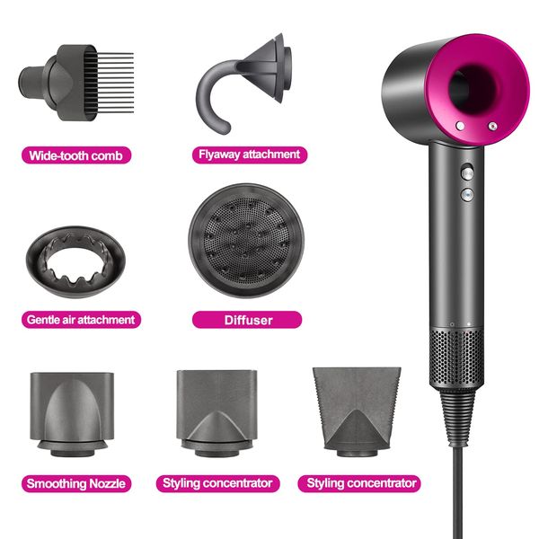 Hair Dryer Salon Styling Concentrator Nozzle Attachment Parts for Dyson Supersonic Hair Dryer Hd01 Hd02 Hd03 Hd04 Hd08 (Salon Styling Concentrator)