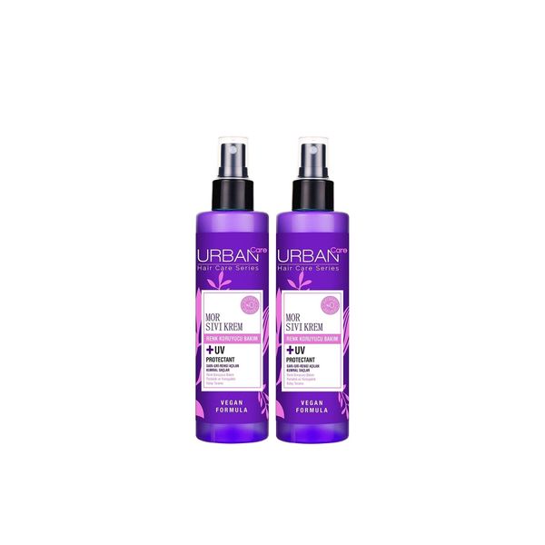 Turunculaşma Karşıtı Mor Sıvı Saç Kremi-2x200 Ml-vegan