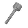 SDS Plus Ground Rod Driver, Round Handle SDS Plus Ground Rod Bits Concave Hammer Head for SDS Plus Hammer Drill(19mm)