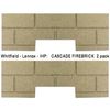 WHITFIELD LENNOX CASCADE PELLET  [PP1007]  FIREBRICK  2 PACK   -   17150025