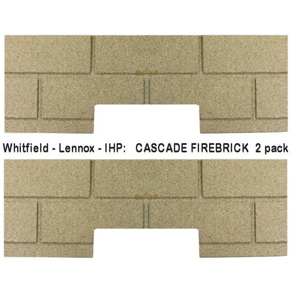WHITFIELD LENNOX CASCADE PELLET  [PP1007]  FIREBRICK  2 PACK   -   17150025