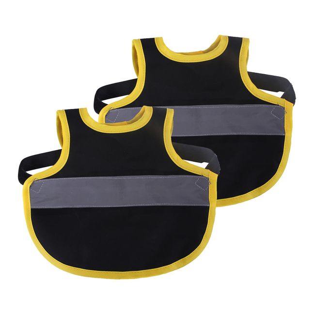 2Pcs Huhn Weste,WideSmart Hühnersattel Warnweste für Huhn Pet Reflective Vest Huhn Kleidung Geflügel Henne Sattel Schürze Federschutz Schürze Sattel Hühner Warnwesten Schürze Schutz Rückenschutz Jacke